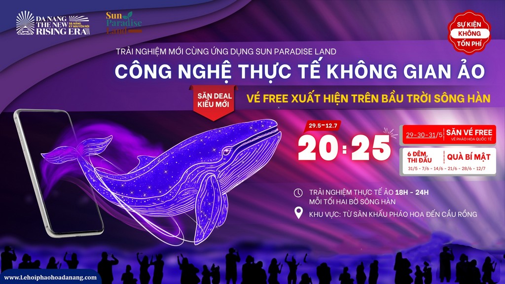Trãi nghiệm Sky AR trong lễ hội pháo hoa Đà Nẵng 2025