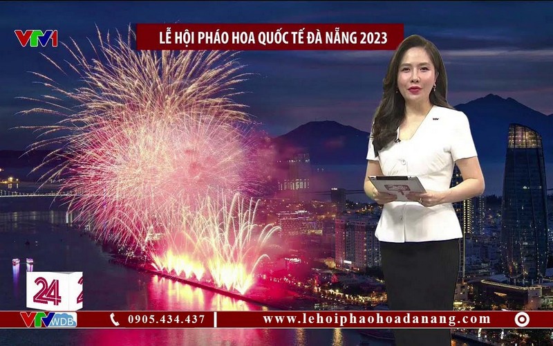 VTV truyen hinh truc tiep le hoi phao hoa Da Nang 2023